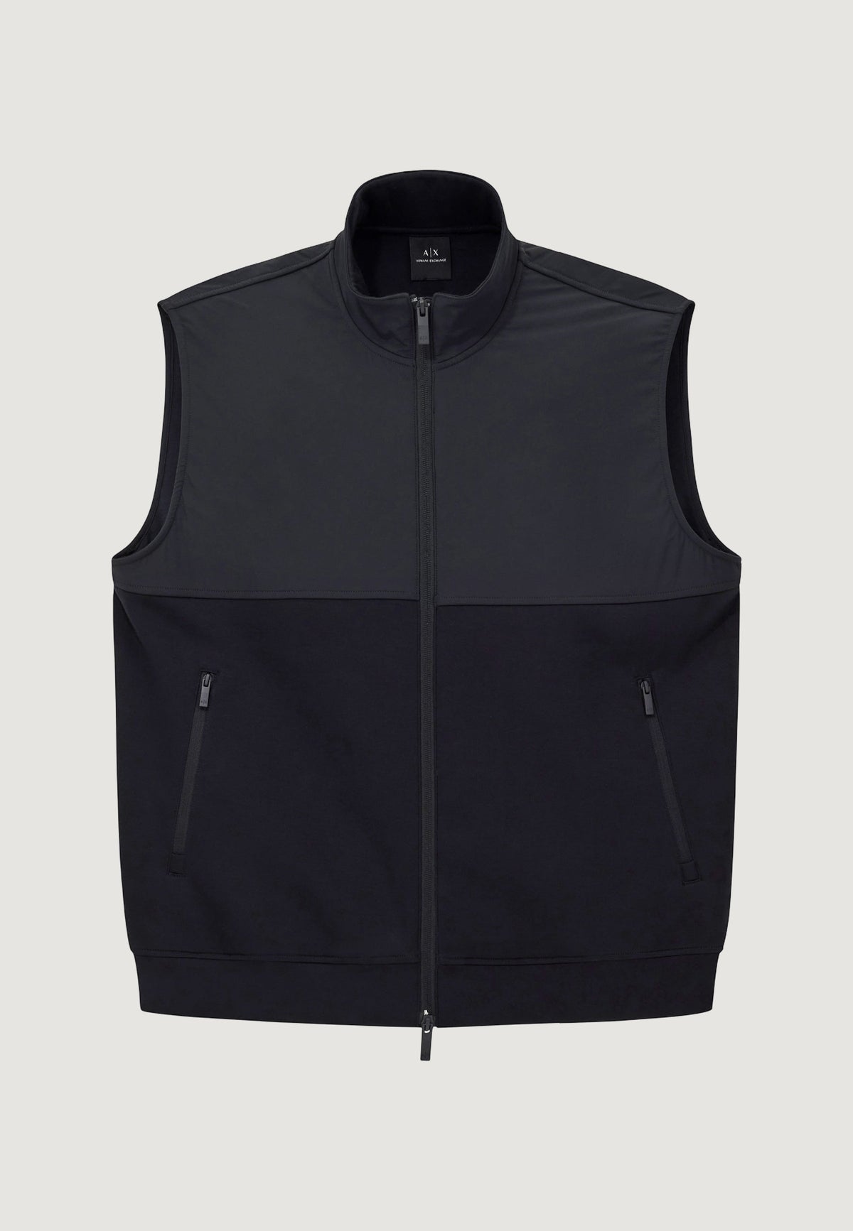 Armani Exchange Sweater met Zijzakken – Zwart