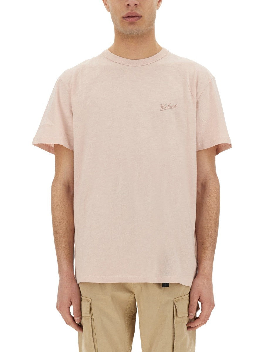 Woolrich Flammé T-shirt – Roze