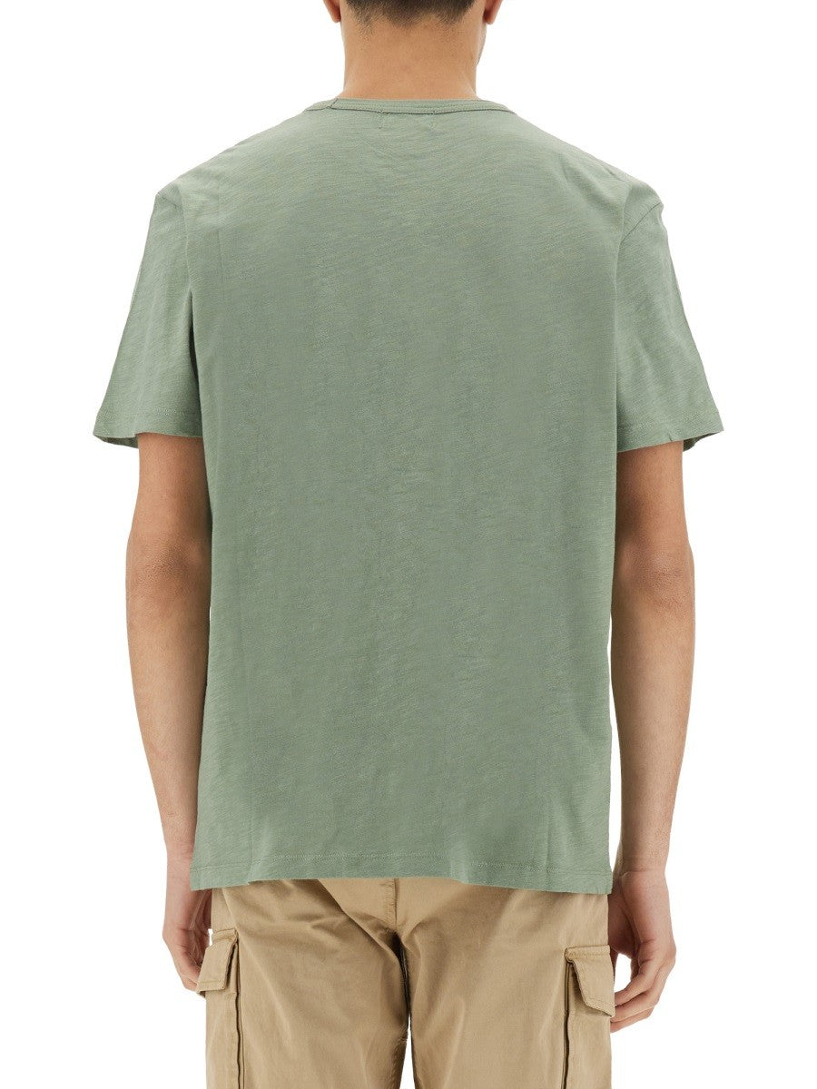 Woolrich Flammé T-shirt – Saliegroen