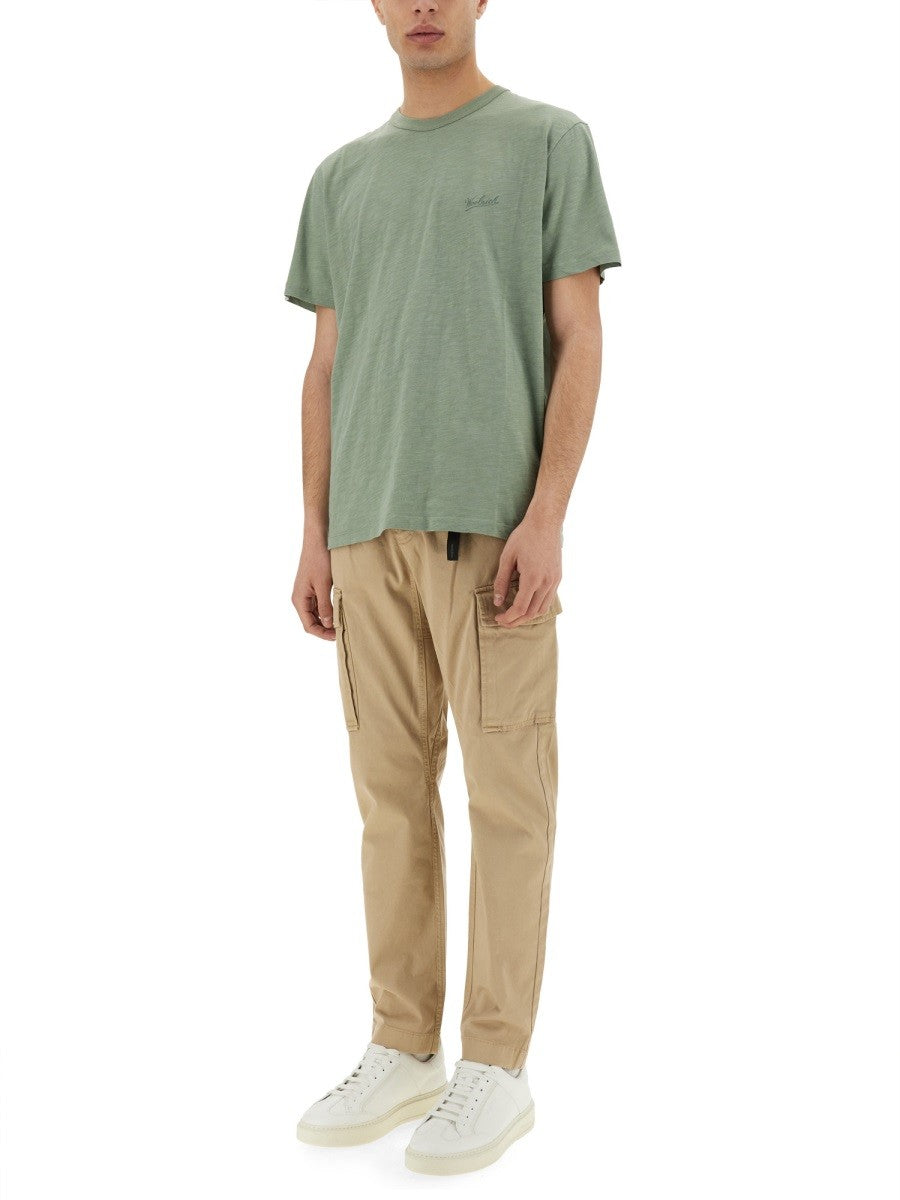 Woolrich Flammé T-shirt – Saliegroen