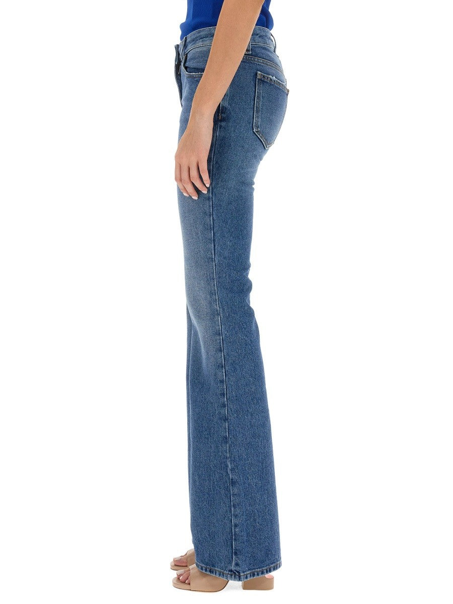Off-White Flared Jeans – Middenblauw