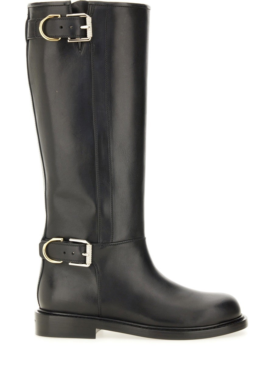 Givenchy Voyou Platte Laarzen – Zwart