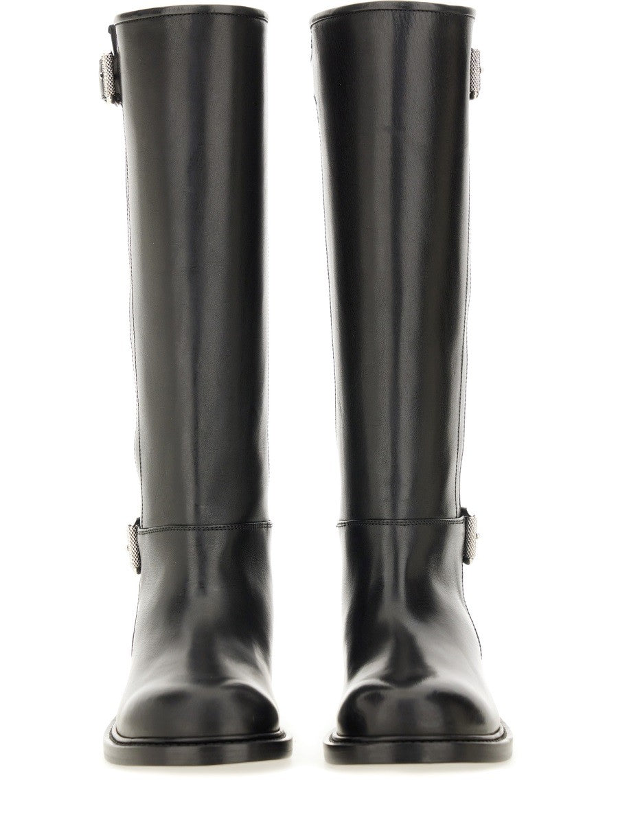 Givenchy Voyou Platte Laarzen – Zwart