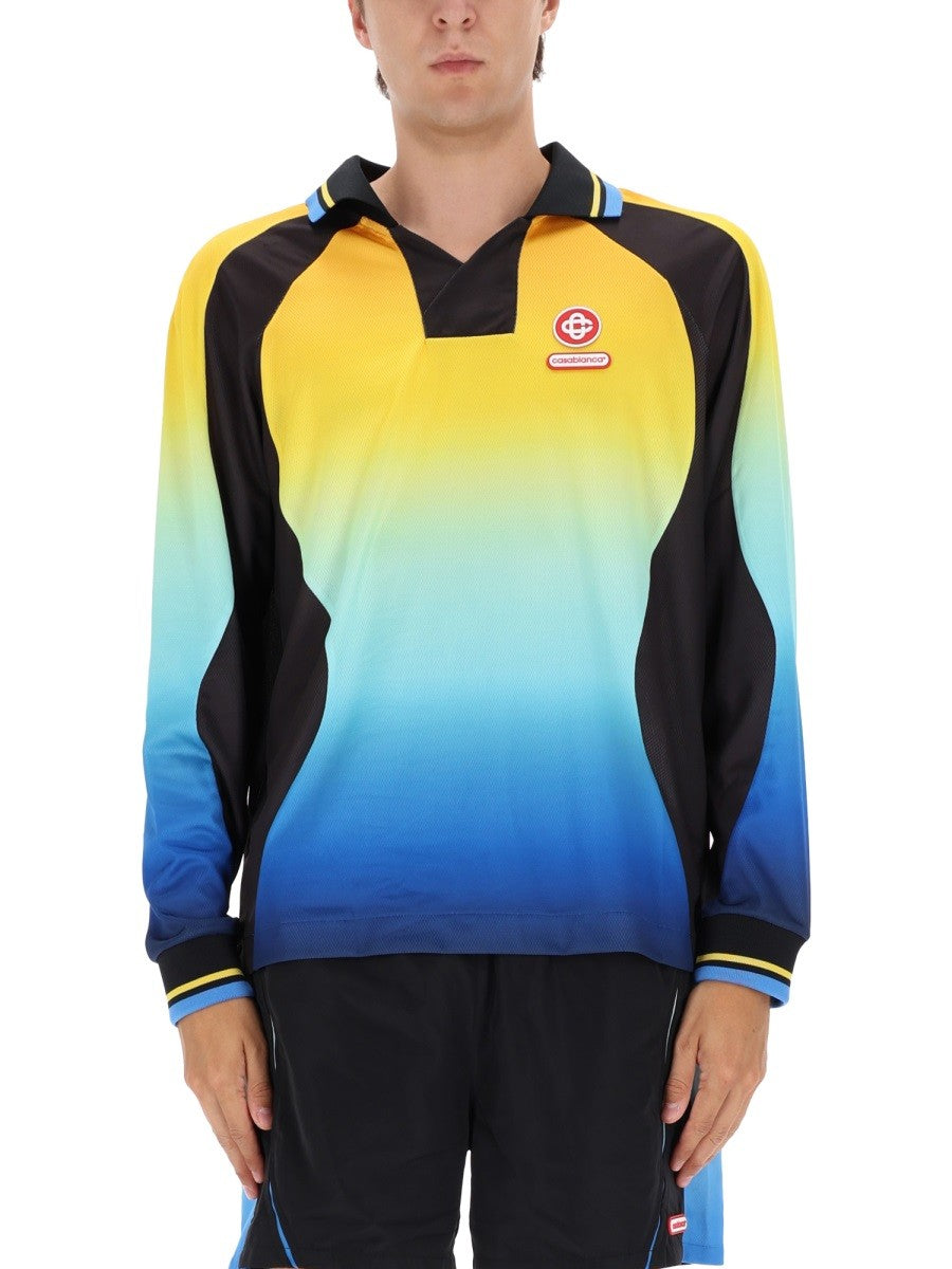 Casablanca Voetbal T-shirt – Meerkleurig