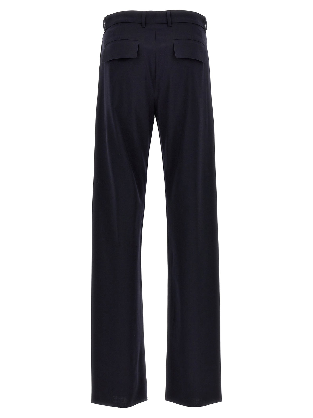 Givenchy Broek van koele wol – Marineblauw