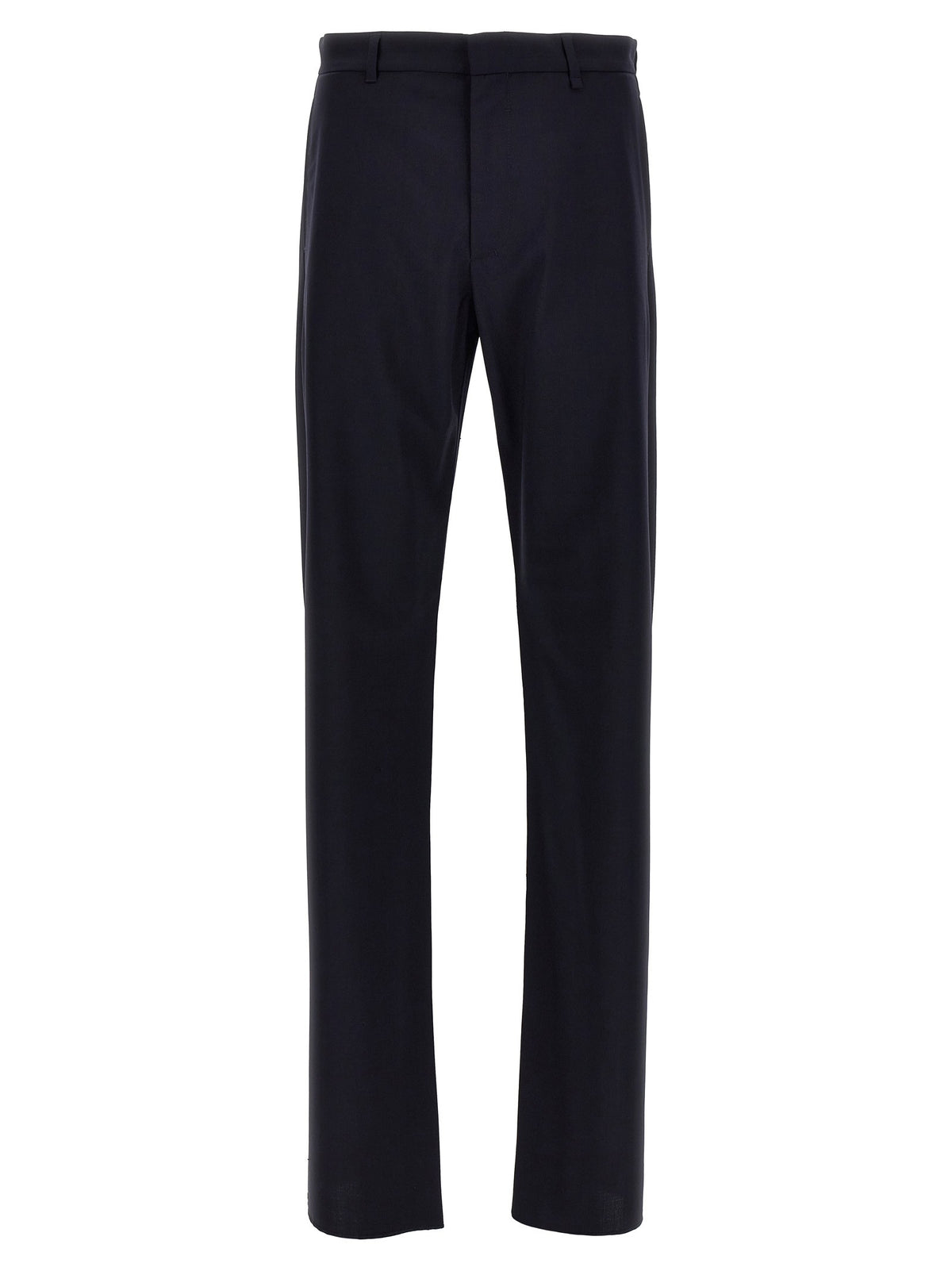 Givenchy Broek van koele wol – Marineblauw