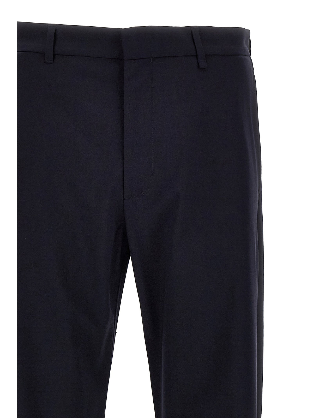 Givenchy Broek van koele wol – Marineblauw
