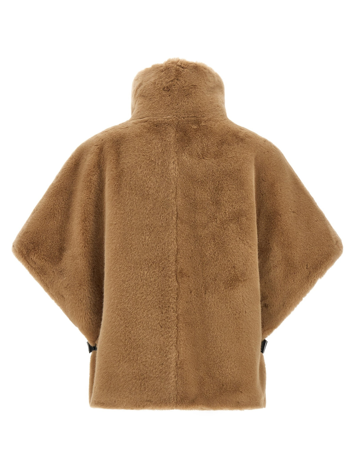 Pinko Cape van imitatiebont – Camel