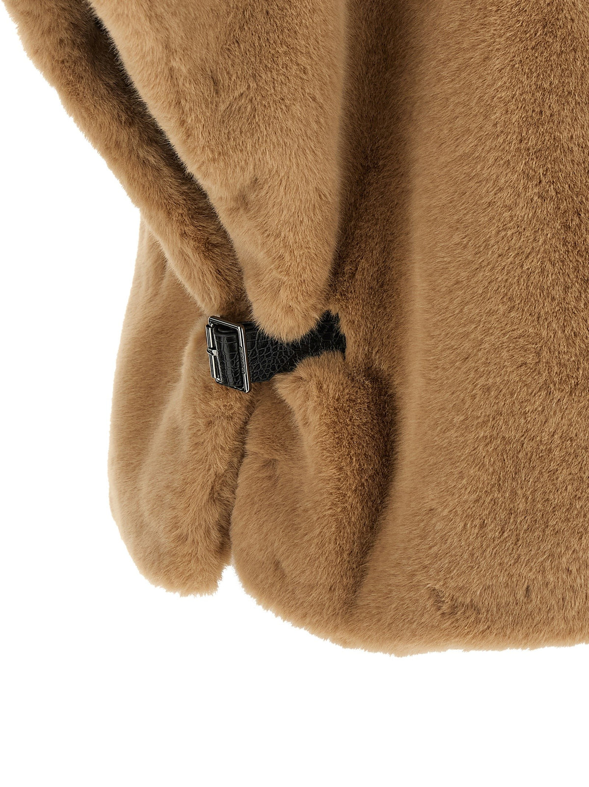 Pinko Cape van imitatiebont – Camel