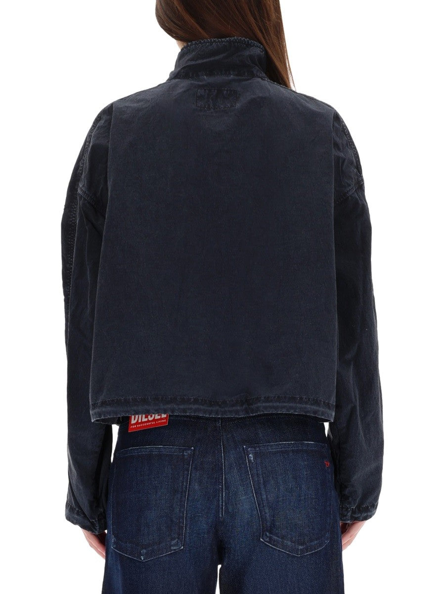 Diesel Oversized jas – Marineblauw