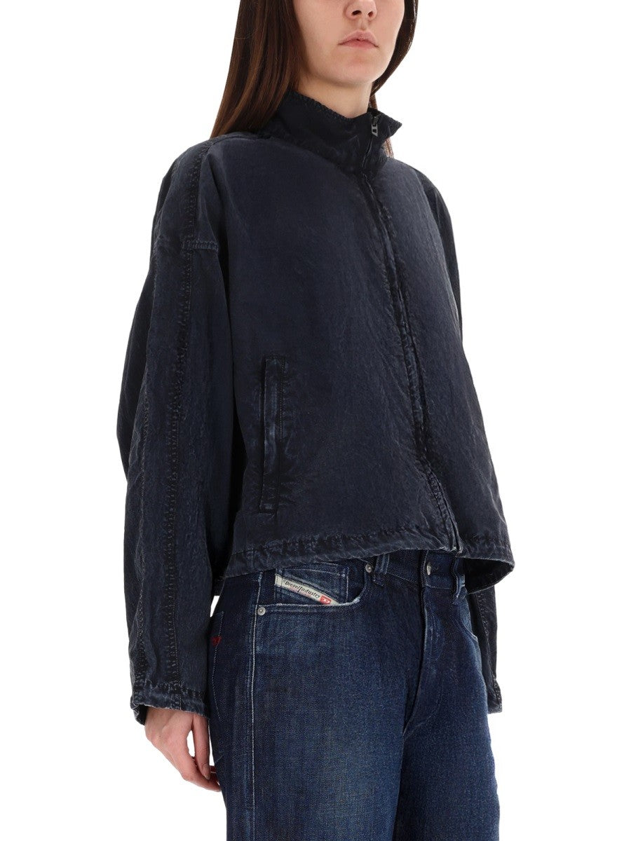 Diesel Oversized jas – Marineblauw