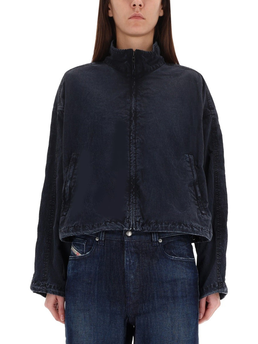 Diesel Oversized jas – Marineblauw