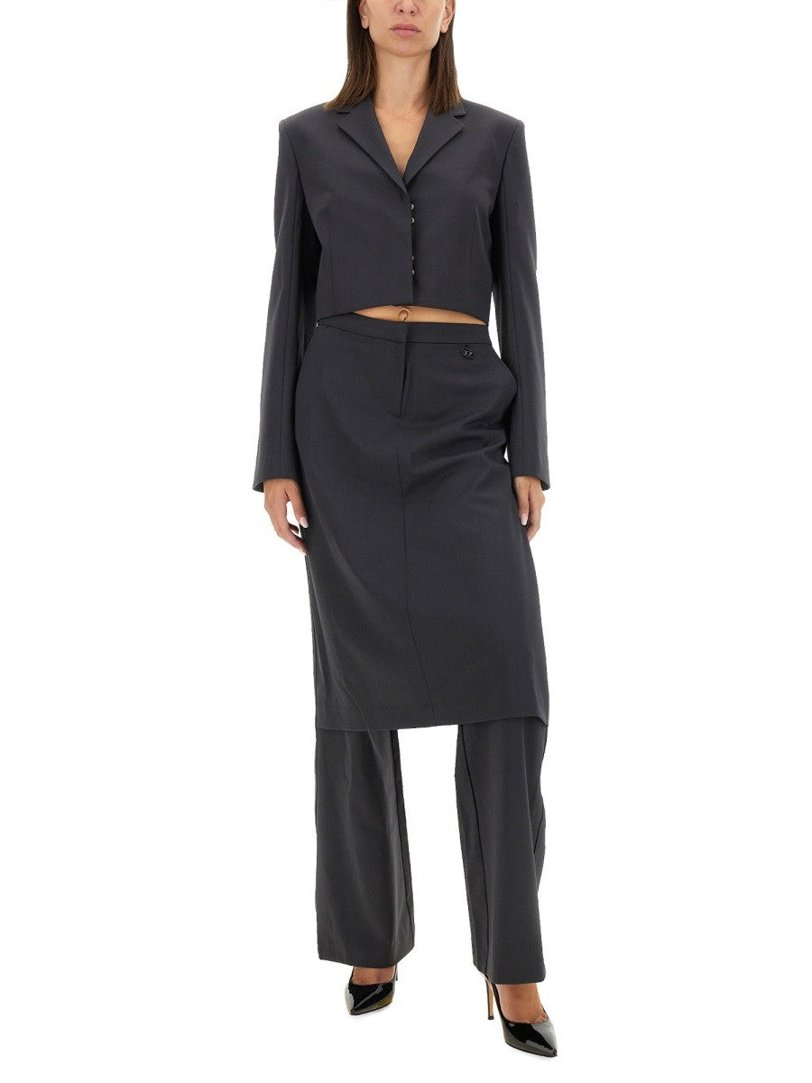 Diesel G-Milla-P1 Korte blazer – Zwart