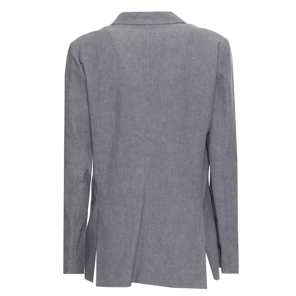 Gant Blazer van katoen en linnen Dames – Wit