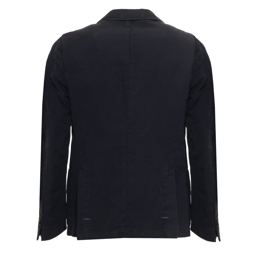 Gant Blazer van katoen en linnen Heren – Donkerblauw