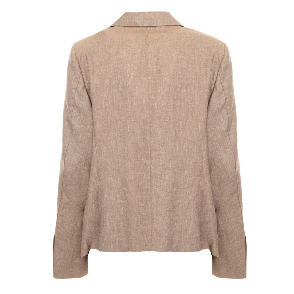 Gant Blazer van linnen en katoen – Beige