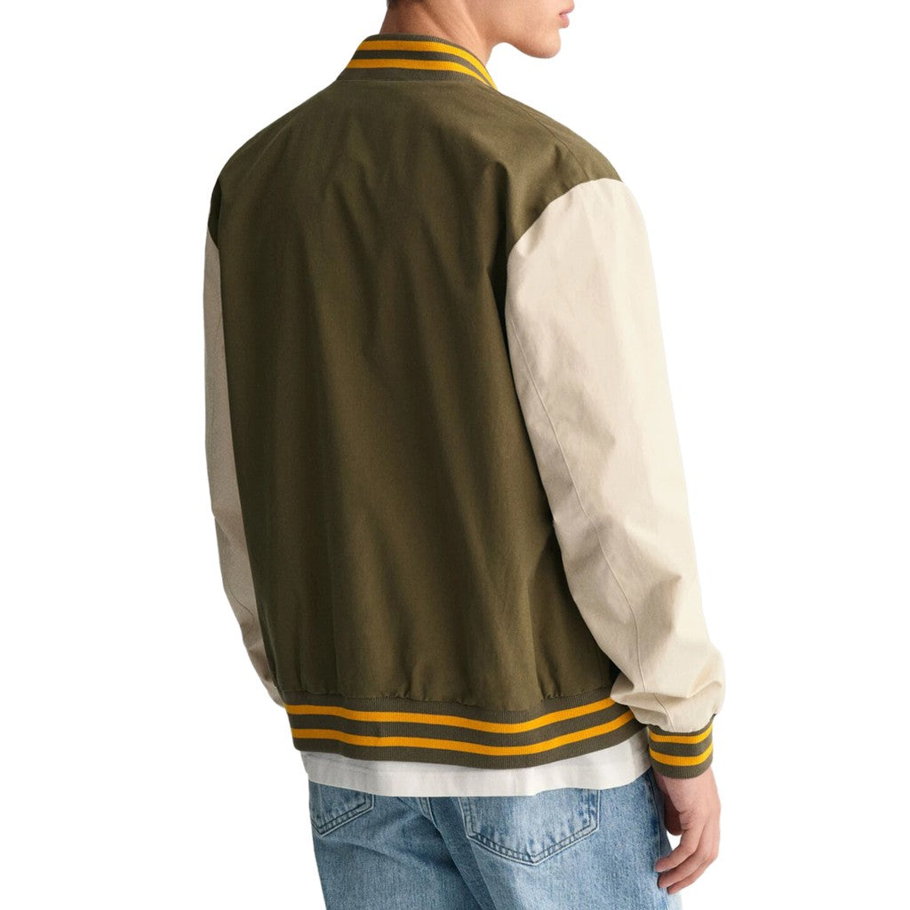 Gant Bomberjack – Groen / Crème