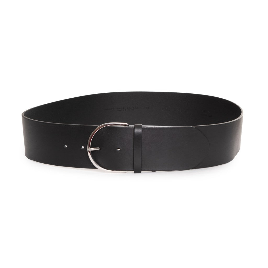 Gant Brede leren riem – Zwart