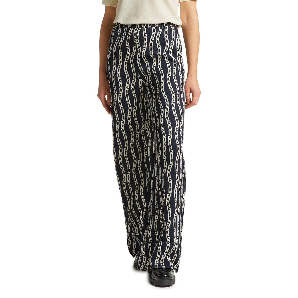 Gant Broek Dames – Marineblauw / Wit