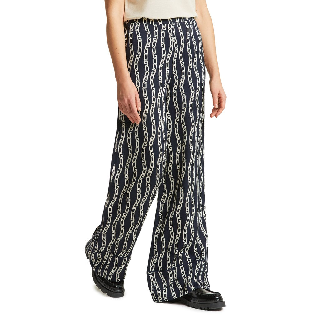 Gant Broek Dames – Marineblauw / Wit