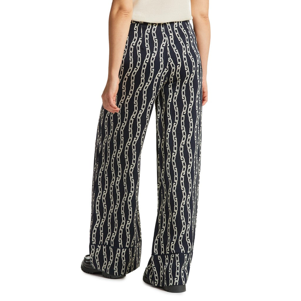 Gant Broek Dames – Marineblauw / Wit