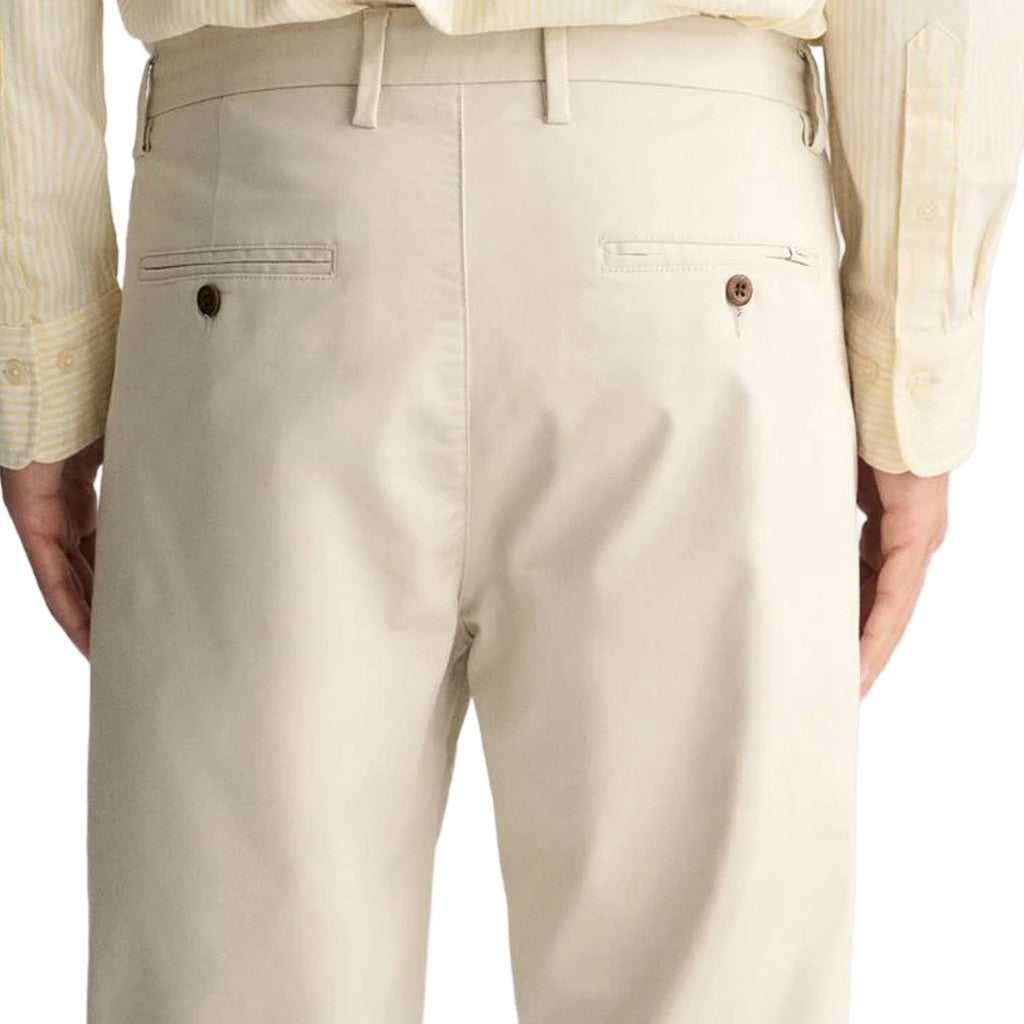 Gant Broek Heren – Ecru