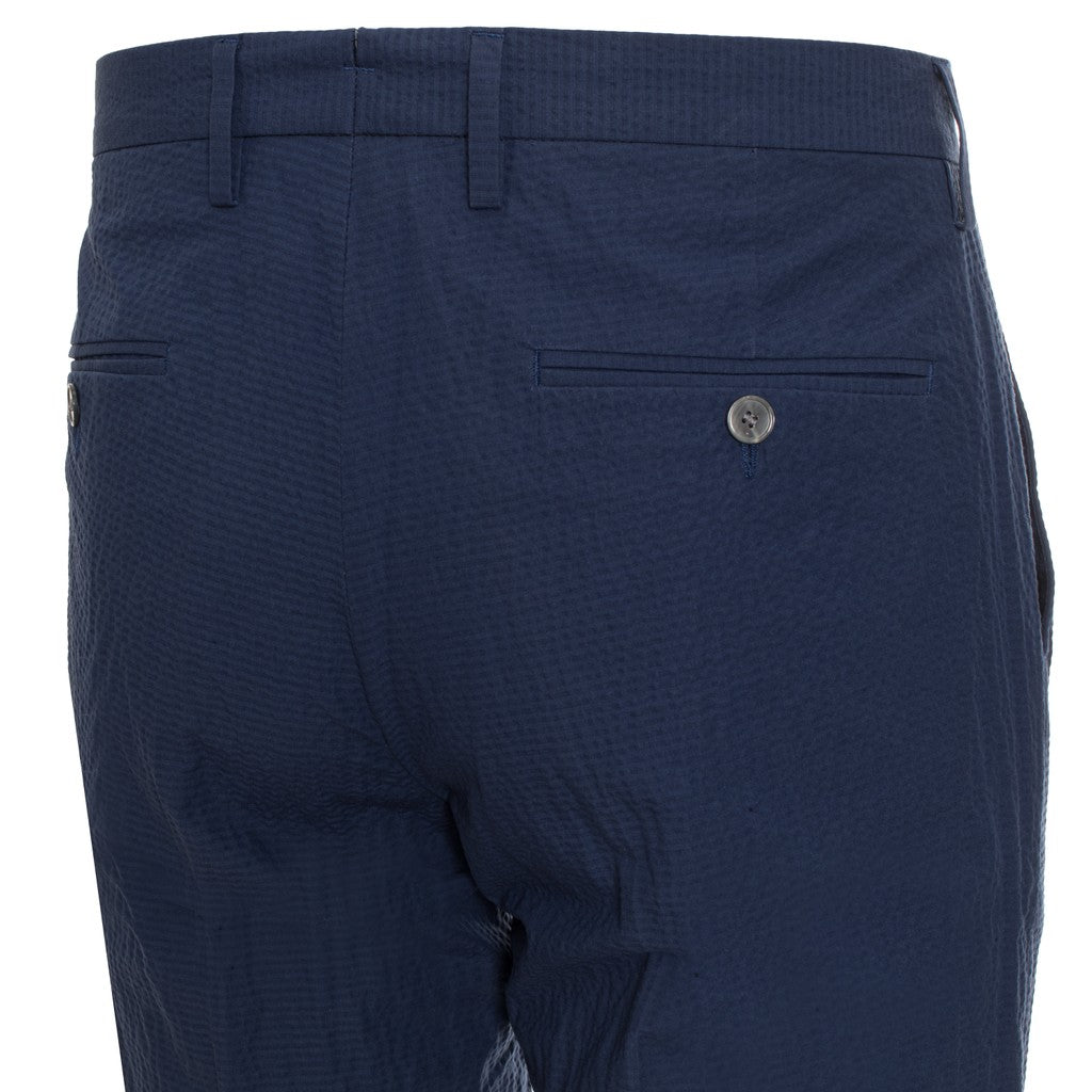 Gant Broek van katoen en linnen Heren – Marineblauw