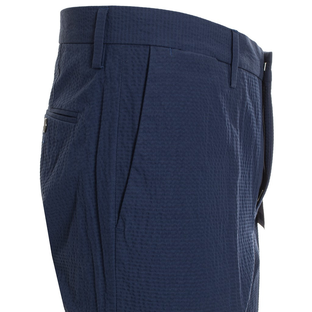 Gant Broek van katoen en linnen Heren – Marineblauw