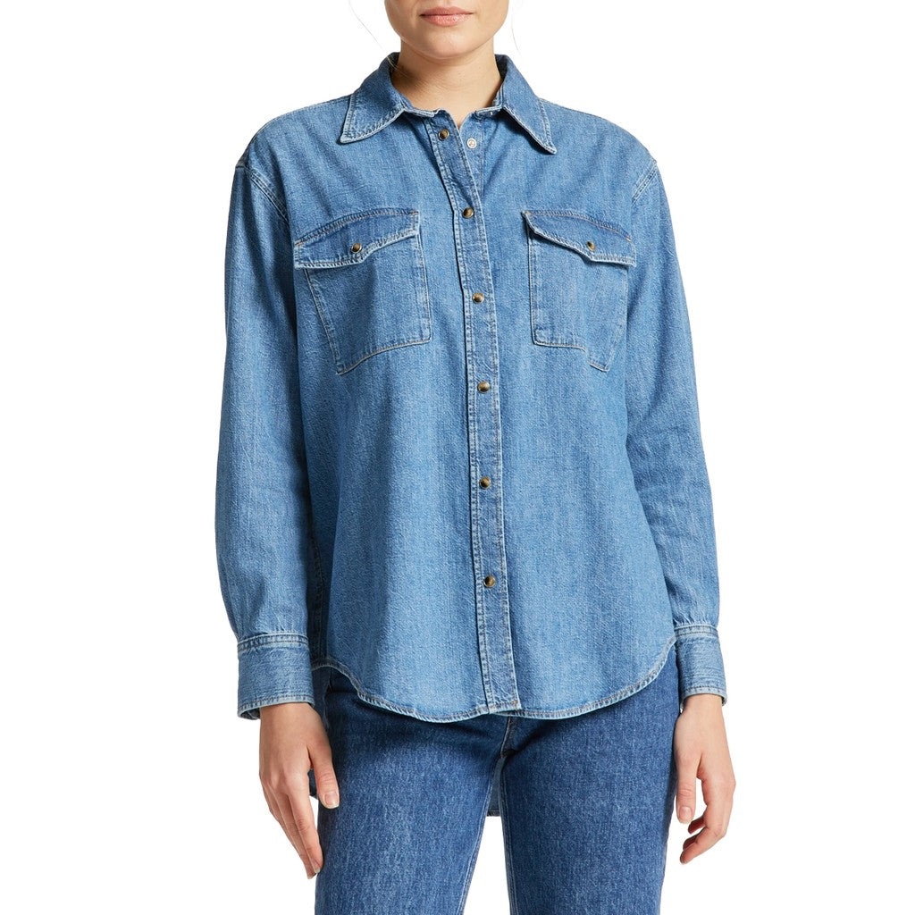 Gant Denim overhemd Dames – Blauw
