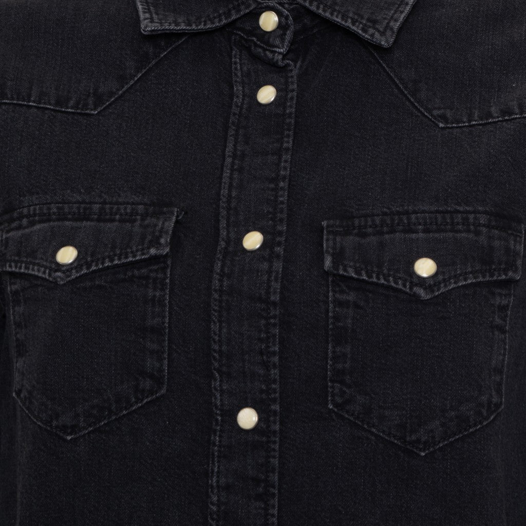 Gant Denim overhemd Dames – Zwart