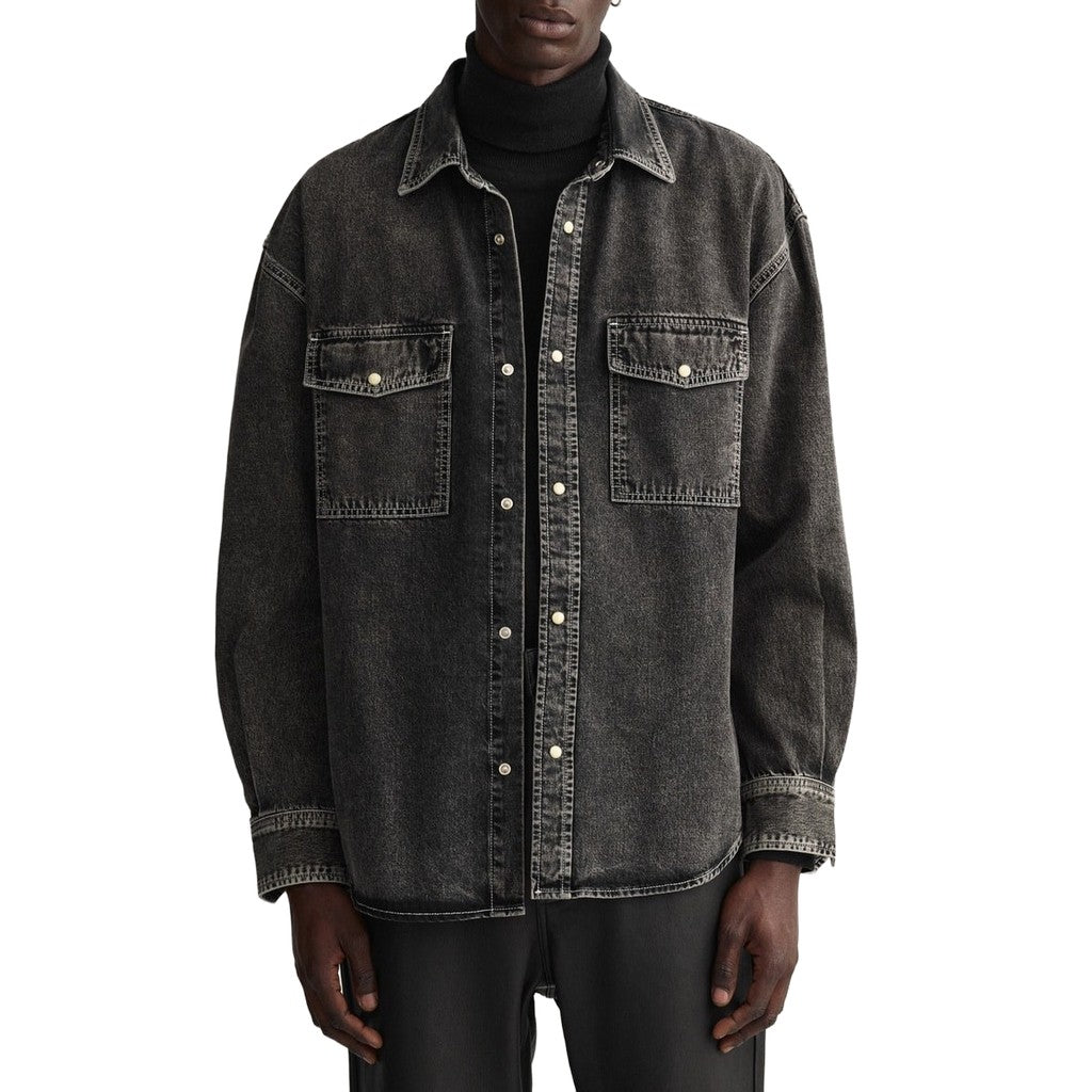 Gant Denim overhemd Heren – Zwart