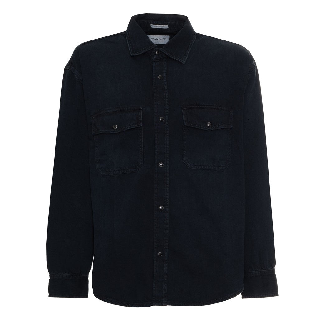 Gant Denim overhemd Heren – Zwart