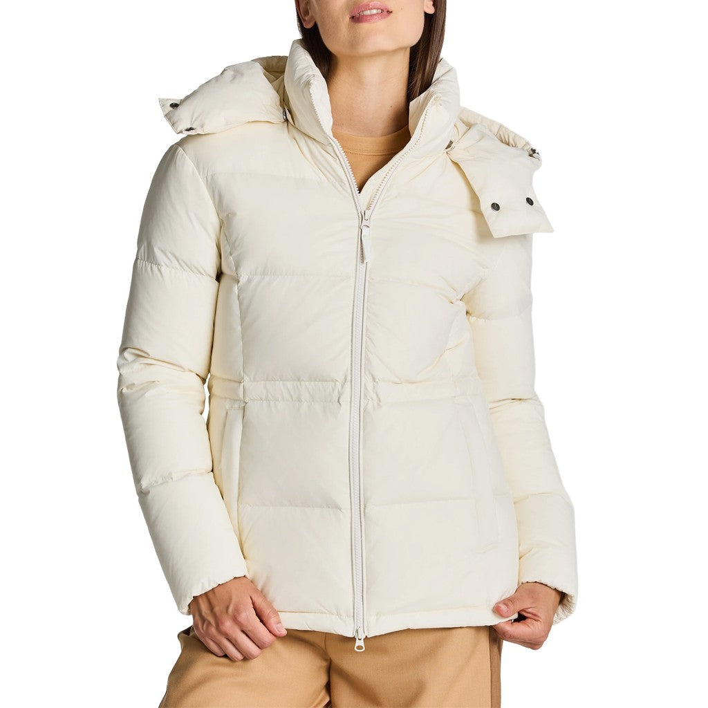 Gant Donsjas met capuchon Dames – Crème