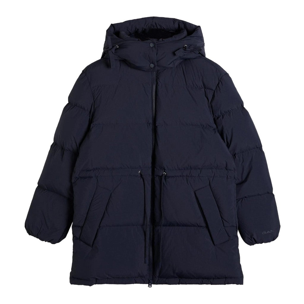 Gant Donsjas met capuchon Dames – Marineblauw