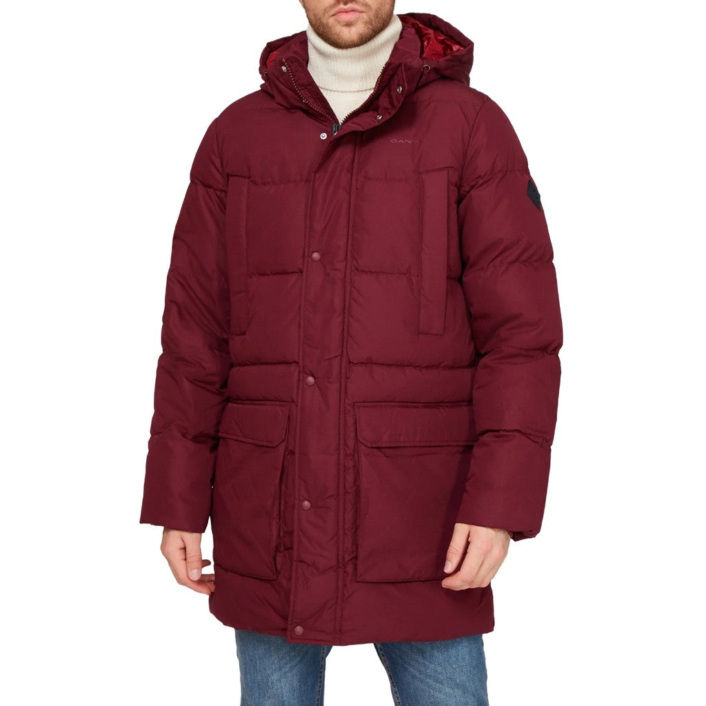 Gant Donsjas met capuchon Heren – Rood