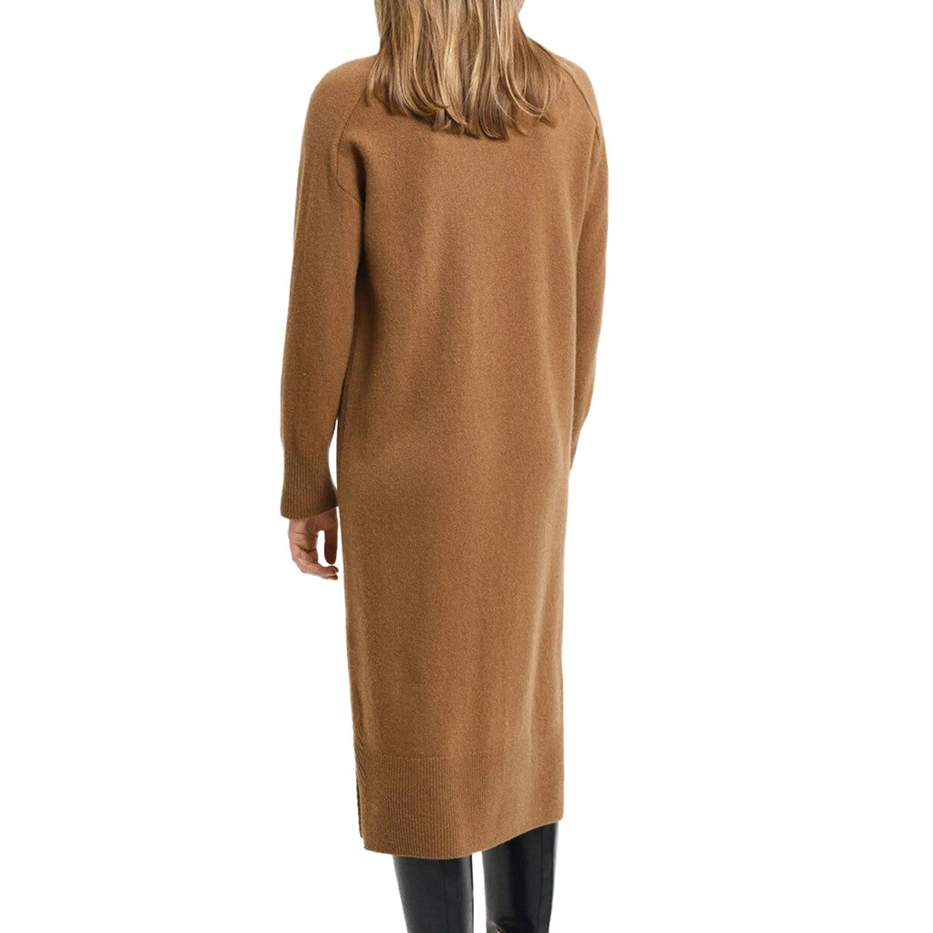 Gant Gebreide jurk – Chocoladebruin