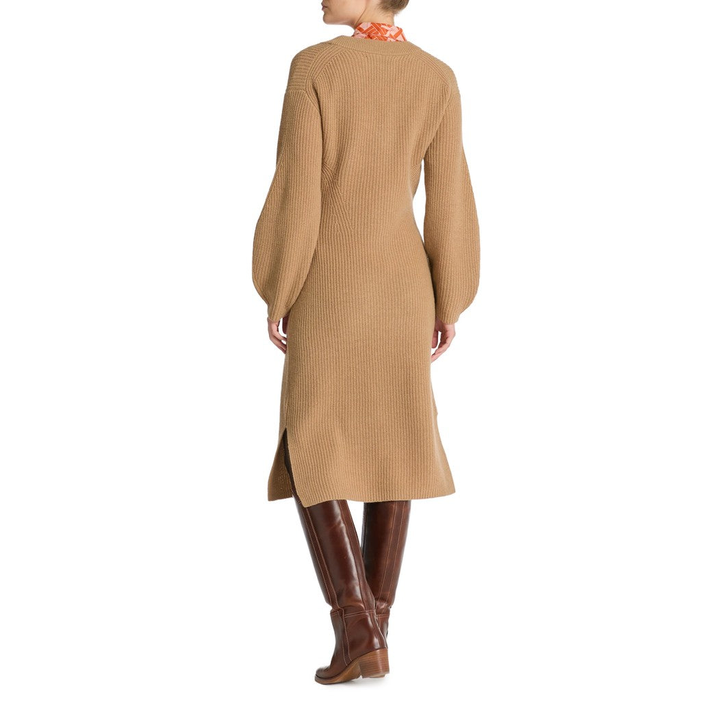 Gant Gebreide jurk – Khaki