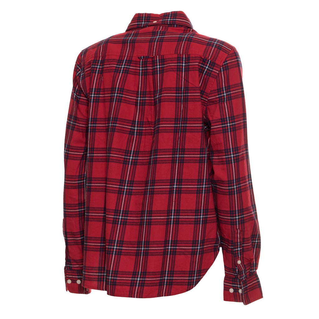 Gant Geruit overhemd Dames – Rood