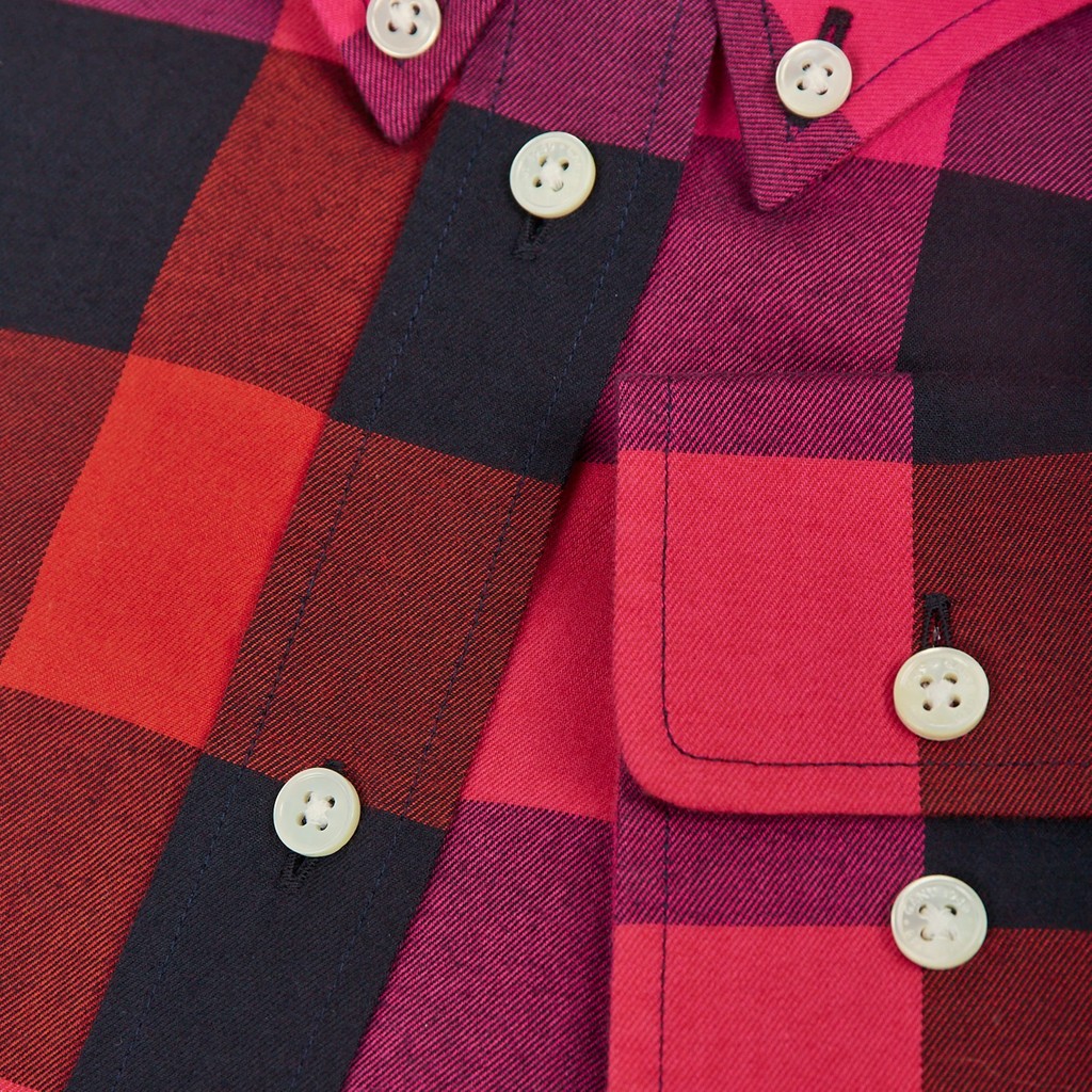 Gant Geruit overhemd Dames – Roze