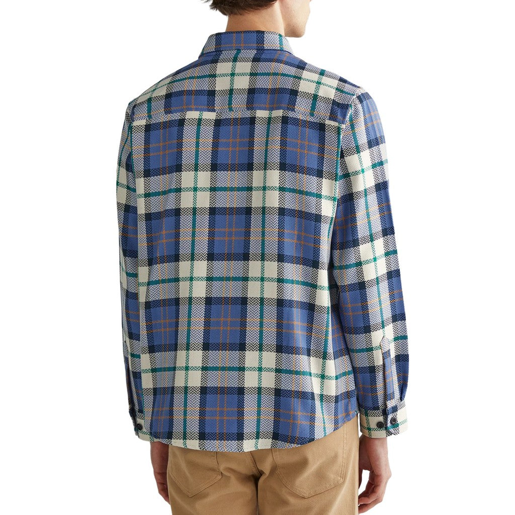 Gant Geruit overhemd Heren – Blauw / Groen