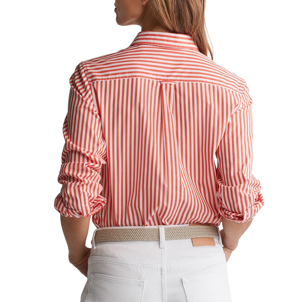 Gant Gestreept overhemd Dames – Rood