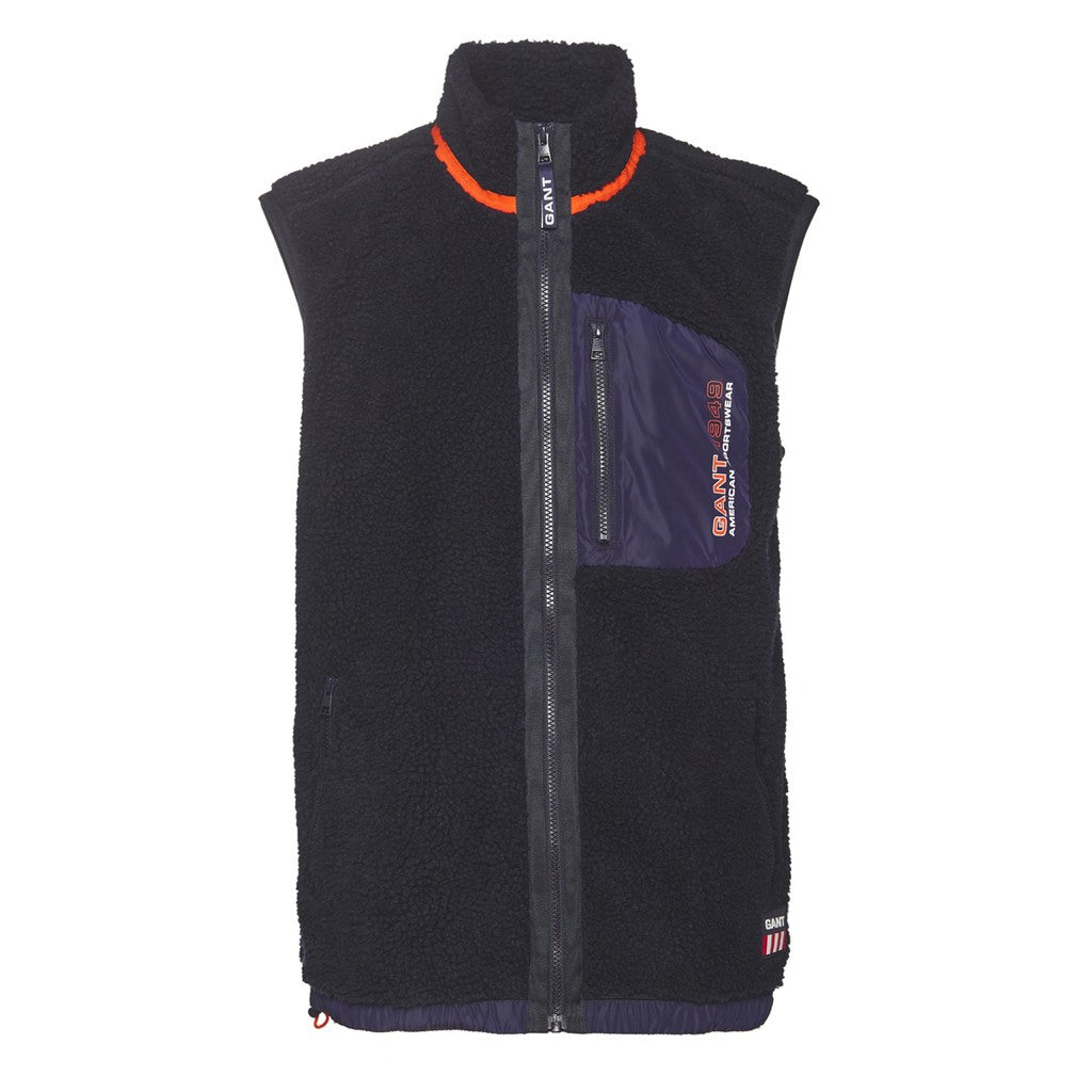 Gant Gilet Heren – Marineblauw