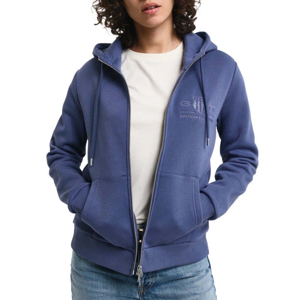 Gant Hoodie Dames – Donkerblauw