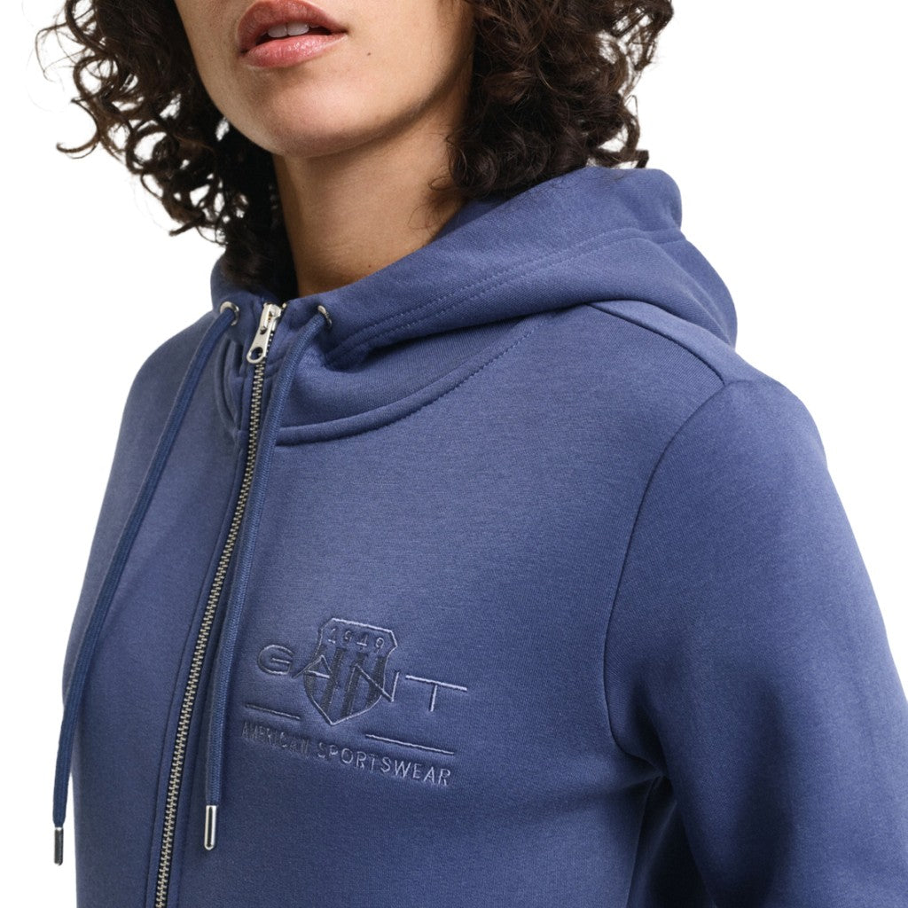 Gant Hoodie Dames – Donkerblauw