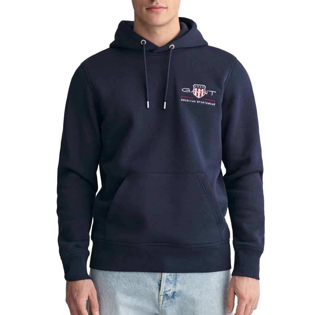 Gant Hoodie Heren – Marineblauw
