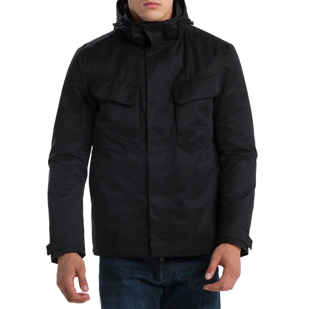 Gant Jas met capuchon Heren – Zwart