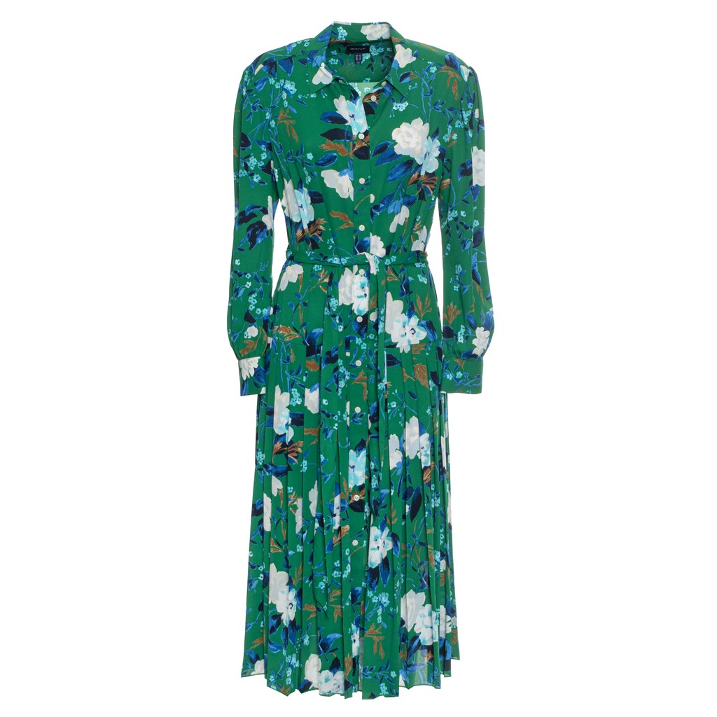 Gant Jurk met bloemenprint – Groen