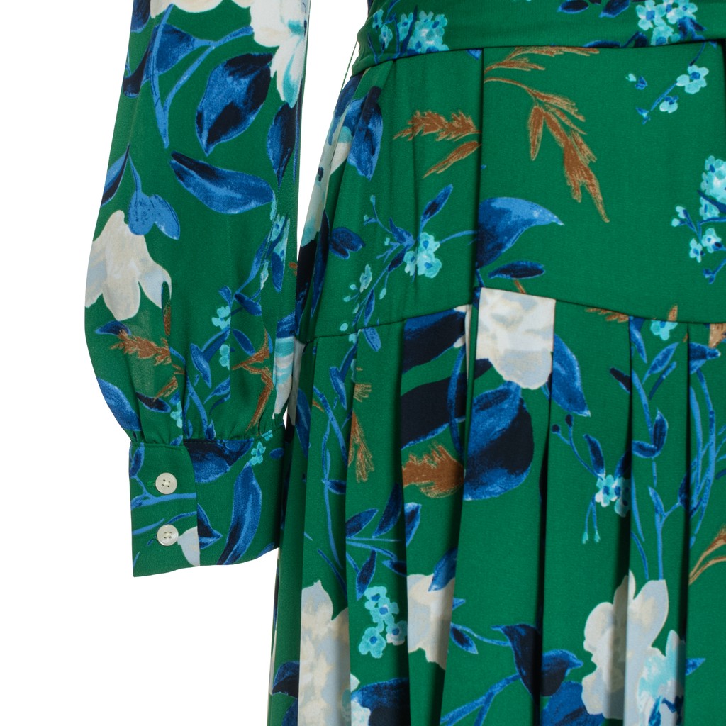Gant Jurk met bloemenprint – Groen