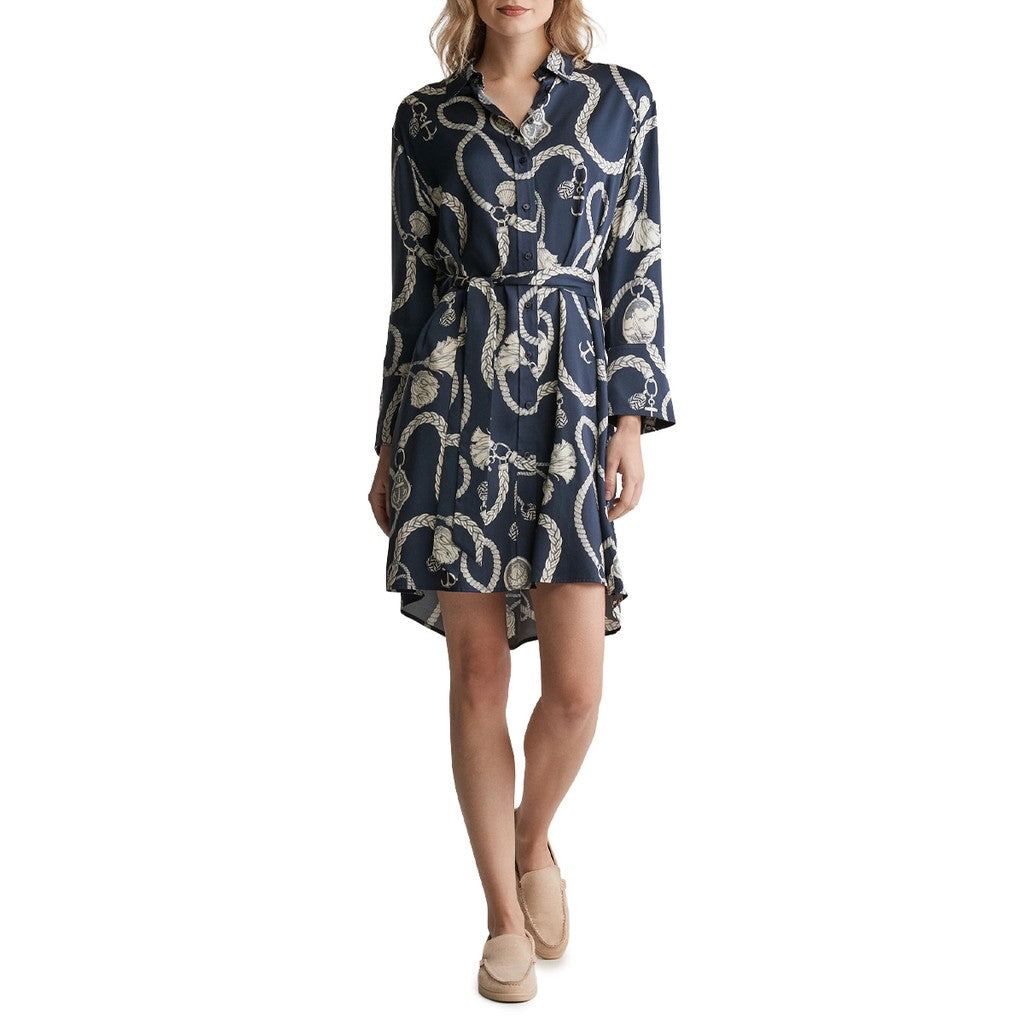 Gant Jurk met knoopsluiting – Meerkleurig