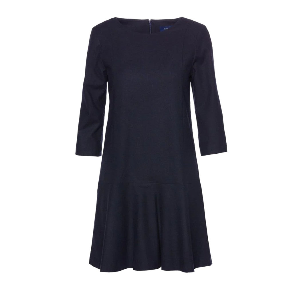 Gant Jurk met rits – Marineblauw
